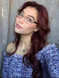 New Mikli by ALAIN MIKLI ML25 Clear Red Women's Eyeglasses Frame - Picture 1 of 13