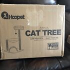 HOOPET cat Tree,27.8 INCHES cat Tower for Indoor Cats, Multi-Level ( Deep Grey )