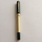 Filcao Italy Fountain Pen Laminated Gold And Lacquer Black