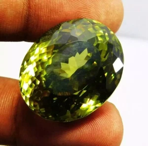 106-108 Ct Green Zircon Natural Cambodian Oval Cut Loose Gemstone EGL CERTIFIED - Picture 1 of 8