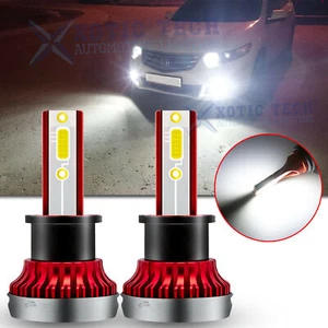 6000K H3 LED de conducción bombilla de repuesto xenón blanco brillante 6000LM - Imagen 1 de 12