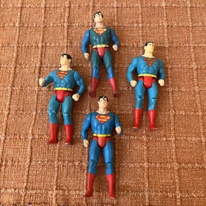 Lote De 4 Figuras De Acción Superman De Colección Lote Kenner DC - Imagen 1 de 4