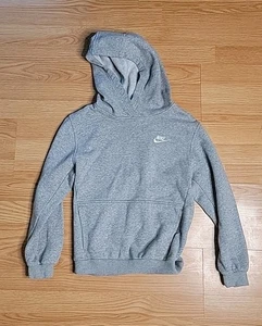 Nike Youth Girls Pullover Gray Hoodie Size L - Picture 1 of 6