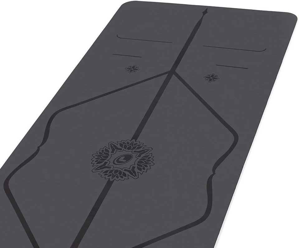 Estera de yoga de viaje Liforme gris con bolsa con cremallera Foto 1 de 1