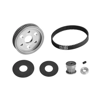 GPM Gearbox Gear Belt Drive Set w/ Motor Gear for Axial 1/10 SCX10 II - Image 1 of 3