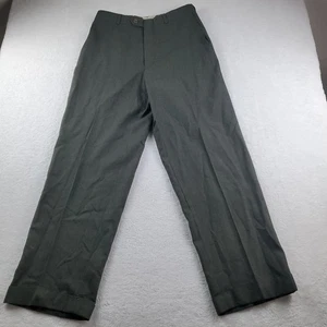 Ralph Ralph Lauren mens 30x30 Olive Green 100% wool dress pants flat - Picture 1 of 24