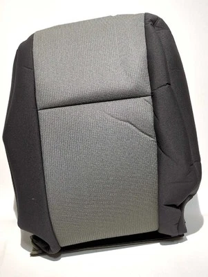 Novo OEM Genuíno Dodge RH Capa de Assento Superior 2009-2010 Journey Preto Tecido Cinza DV - Imagem 1 de 4