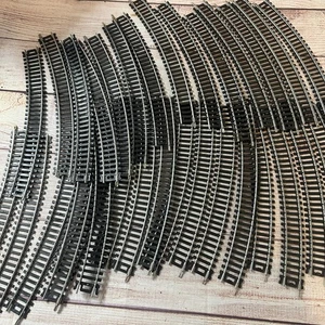 Vintage Bachmann & Others HO Steel  LOT of 98 Pcs of Train Track + Msc. pieces - Picture 1 of 5