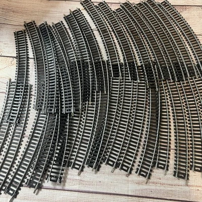 Vintage Bachmann & Others HO Steel  LOT of 98 Pcs of Train Track + Msc. pieces - Image 1 of 4