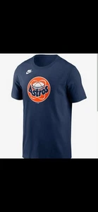Houston Astros Nike Dome Short Sleeve T-Shirt Men’s Small New With Tags - Picture 1 of 3