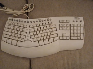 VINTAGE DELL MICROSOFT RT9403 ERGONOMIC NATURAL KEYBOARD - Picture 1 of 7