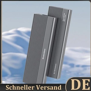 M.2 NVMe/NGFF Mobile Hard Drive Box Type-C To USB A Solid State Drive Box SATA - Photo 1/21