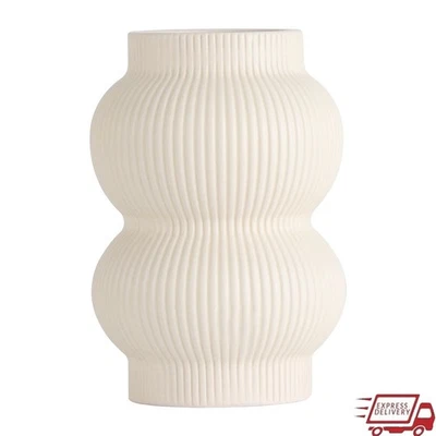 Jarrón Burbuja Cerámica Decorativo Hogar Acento Floral Exhibición y Cocina Almacenamiento Nuevo Foto 1 de 4