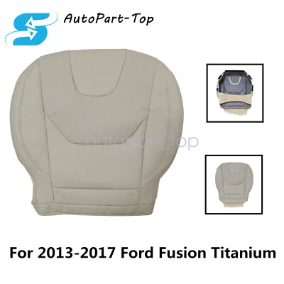Cubierta de asiento inferior de pasajero para Ford Fusion 2013 2014 2015 2016 bronceado titanio Foto 1 de 4