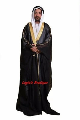 Increíble capa tradicional kuwaití khaleej árabe para hombre Foto 1 de 4