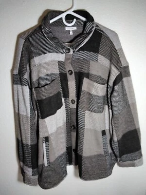 Chaqueta para mujer Maurices talla 2X marrón multicolor cierre de botones abrigo bolsillos Foto 1 de 3