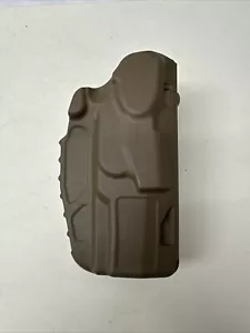 Safariland Holster SIG P320 M18 RIGHT Hand Coyote Brown QLS Fork MHHC - Picture 1 of 5