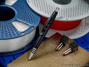 Tuff Writer Precision Press Pen Aluminum Black Authorized Dealer - Picture 1 of 3