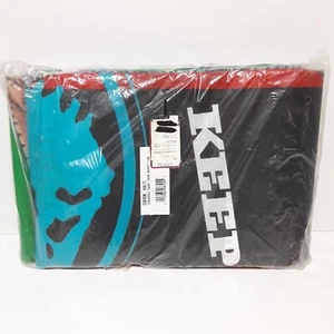 Dinosaur JURASSIC PARK Twin DUVET Cover Vintage 1992 Blanket Reversible NEW NOS - Picture 1 of 7