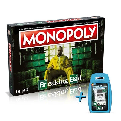 Monopoly - Breaking Bad (German / English) + Top Trumps Board Game Walter White - Image 1 of 4