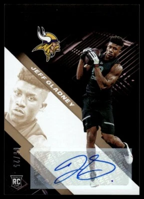2020 Panini Black Rookies Autographs Copper Jeff Gladney Rookie Auto 06/25 - Image 1 of 2