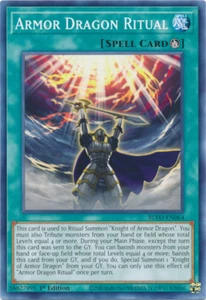 Armadura Dragon Ritual x3 BLVO-EN064 YuGiOh! Común - Imagen 1 de 1