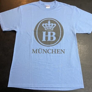 Adult Medium Hofbräu München T-Shirt Beer / Brewery Blue German Family Society M - Picture 1 of 7