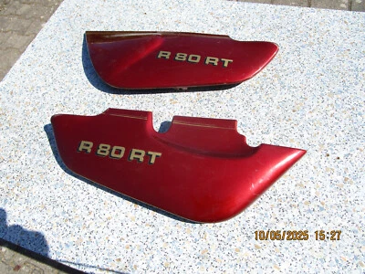 BMW R80 RT Seitendeckel Seitenverkleidungen li+re R80RT rot - Bild 1 von 4