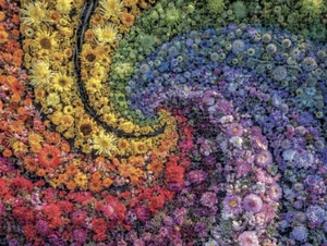 Rompecabezas arco iris floral con licencia Turner 500 piezas, multicolor - Imagen 1 de 6