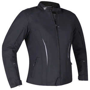 Richa Chloe 2 Ladies Motorcycle Textile Jacket - Black - Picture 1 of 14