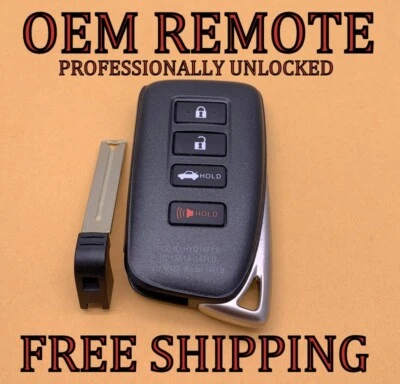 OEM LEXUS 20-24 IS RC RCF CHAVE INTELIGENTE PROXIMIDADE CONTROLE REMOTO FOB 89904-24340 HYQ14FLB - Imagem 1 de 3