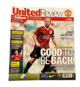 MANCHESTER UNITED V FULHAM - PREMIER LEAGUE - 20/8/2006 - Picture 1 of 1