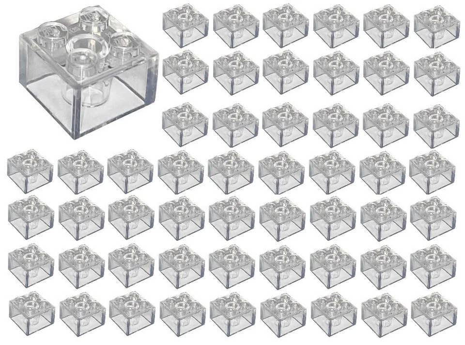 Lego Yellow 2x2 Building Bricks (3003) - Yellow