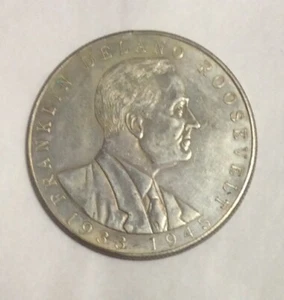 1-1/2" Collectible PRESIDENT "FRANKLIN DELANO ROOSEVELT" TOKEN 1933-1945 U.S. - Picture 1 of 4