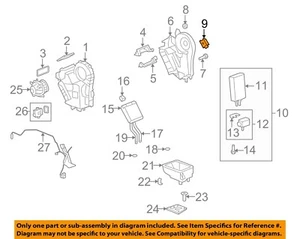 GM OEM 13-17 Acadia Limited Evaporator Heater Components-Actuator 22816196 - Picture 1 of 2