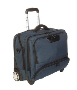TROLLEY DERMATA BUSINESS XL LAPTOPTROLLEY 17 ZOLL NOTEBOOK PETROL - Bild 1 von 2