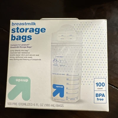Bolsas de almacenamiento de leche materna Lansinoh, 100 unidades, bolsa de almacenamiento de leche materna fácil de usar Foto 1 de 4