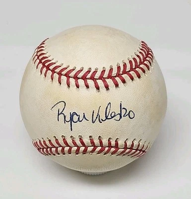 Ryan Klesko Firmado Auto Rawlings Oficial Liga Nacional Béisbol BRAVES  Foto 1 de 3