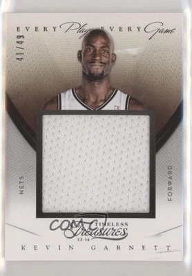 2013 Panini Timeless Treasures Every Player Game Jerseys /49 Kevin Garnett HOF - Image 1 of 2