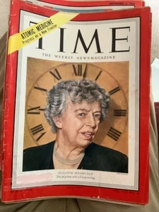 April 7, 1952 TIME Magazine Eleanor Roosevelt - Picture 1 of 4