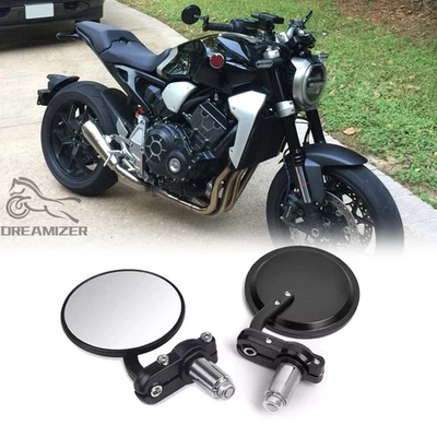 7/8" Motorcycle Handlebar Side Mirrors For Honda CB650R CB1000R CB125R CB650F - Image 1 of 4