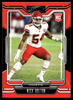 2021 Panini Playbook Nick Bolton RC #165 - Image 1 of 2