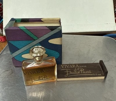 PERFUME PURO VIVARA EMILIO PUCCI DE COLECCIÓN NUEVO 1/4 Fl oz  Foto 1 de 4