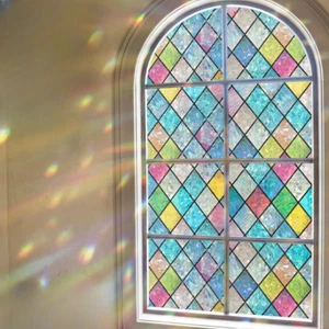 Privacy Window Film with Stylish Design and UV Protection for Living Rooms - Picture 1 of 10