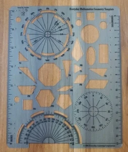 Everyday Mathematics Geometry Template Grades 1-3 - Picture 1 of 2