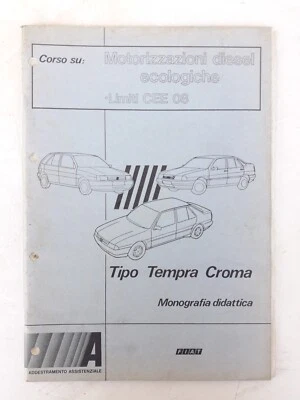 Monografia Didattica per Addestramento Assistenziale Fiat Tipo Tempra Croma - Immagine 1 di 4