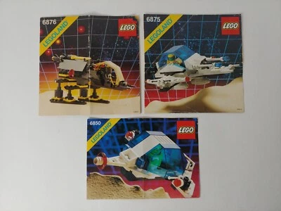 LEGO *INSTRUCTIONS ONLY* Vintage Space 6876 6875 6850 Legoland Alienator - Image 1 of 4