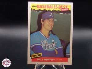 1986 Fleer Baseball's Best #24 Dale Murphy NM - Picture 1 of 2