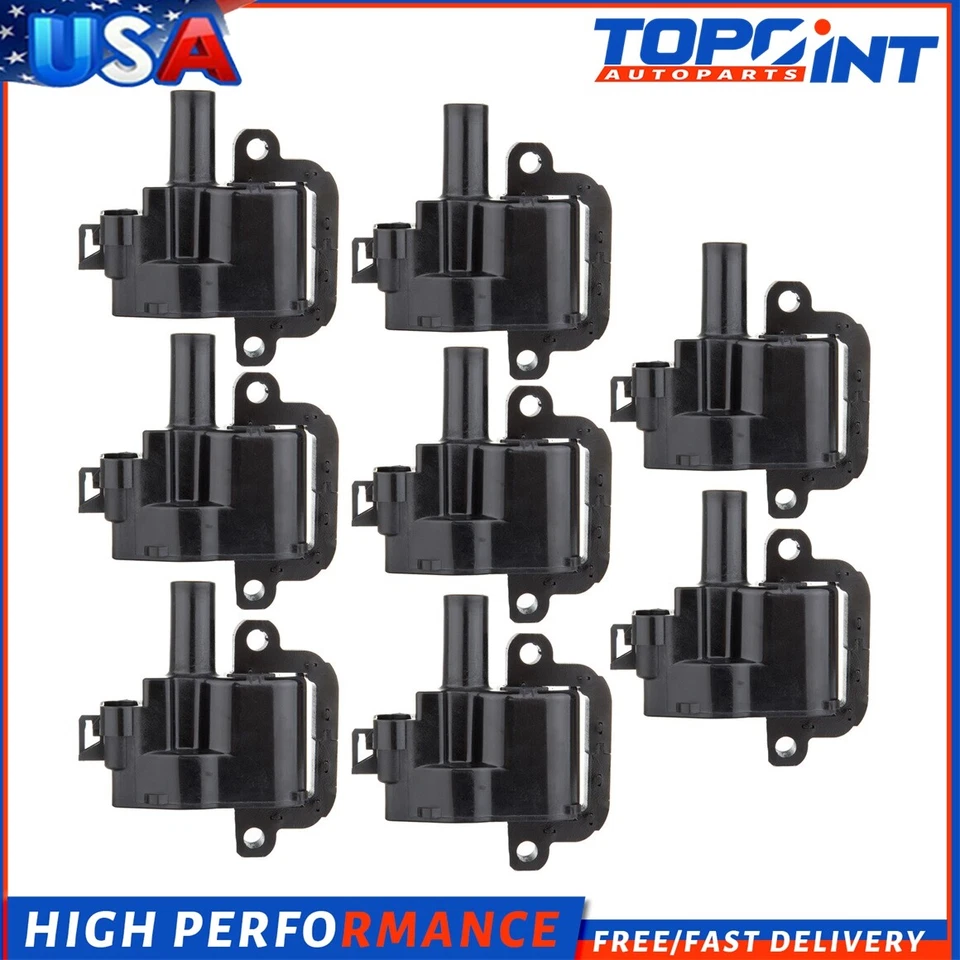 Bobina de ignição 8 para 1999-2000 Chevrolet C6500 Kodiak 7.4L V8 C6500 Kodiak 7.4L - Imagem 1 de 4