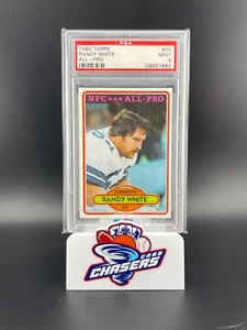 1980 RANDY WHITE PSA 9 MINT TOPPS ALLPRO COWBOYS HOF RAZOR SHARP CLASSIC #70 L13 - Picture 1 of 2